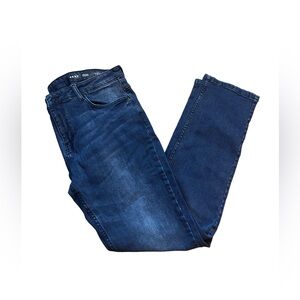 DKNY Men's Deep Blue Straight Jeans